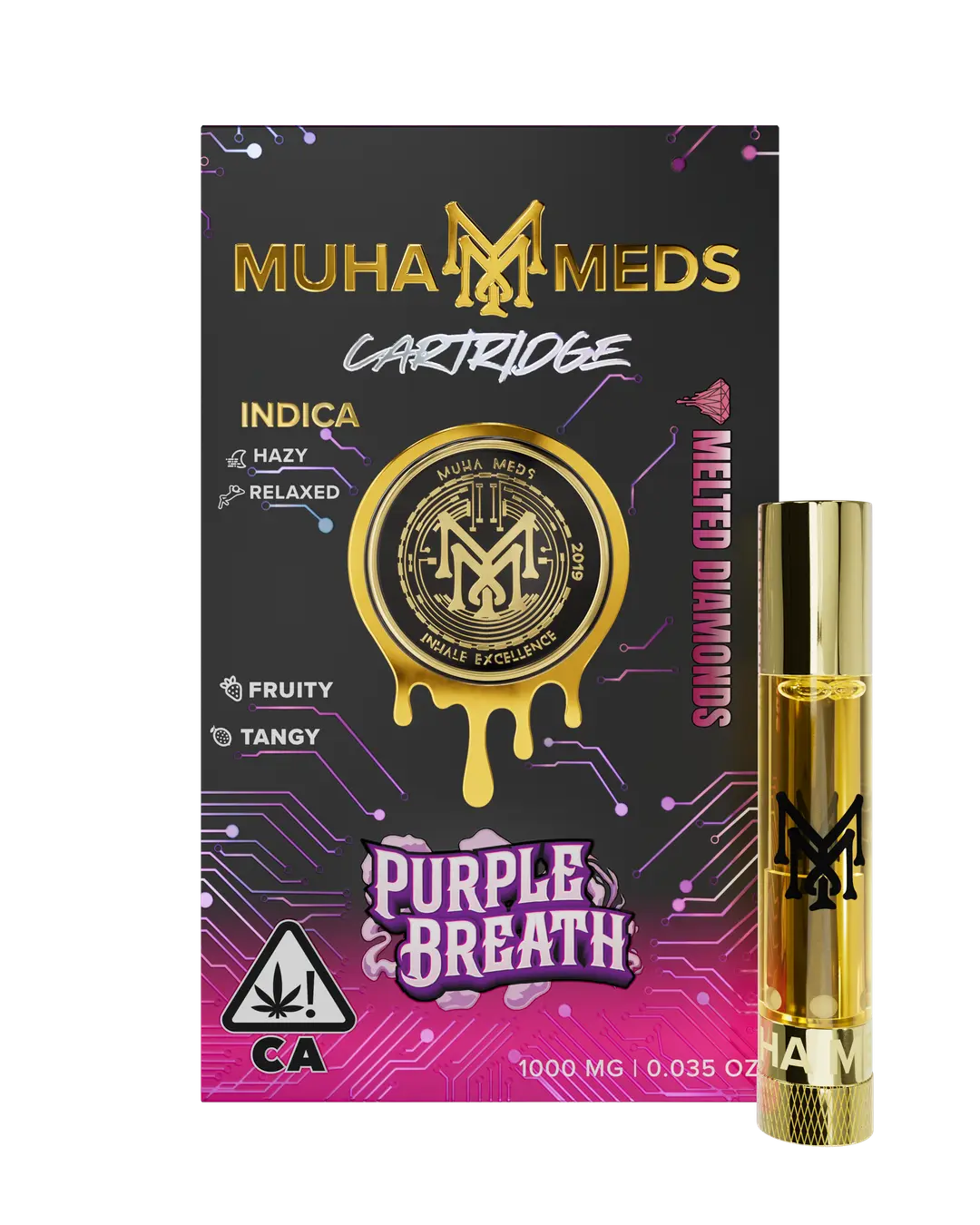 Purple Breath Melted Diamonds 1000MG | 0.035OZ
