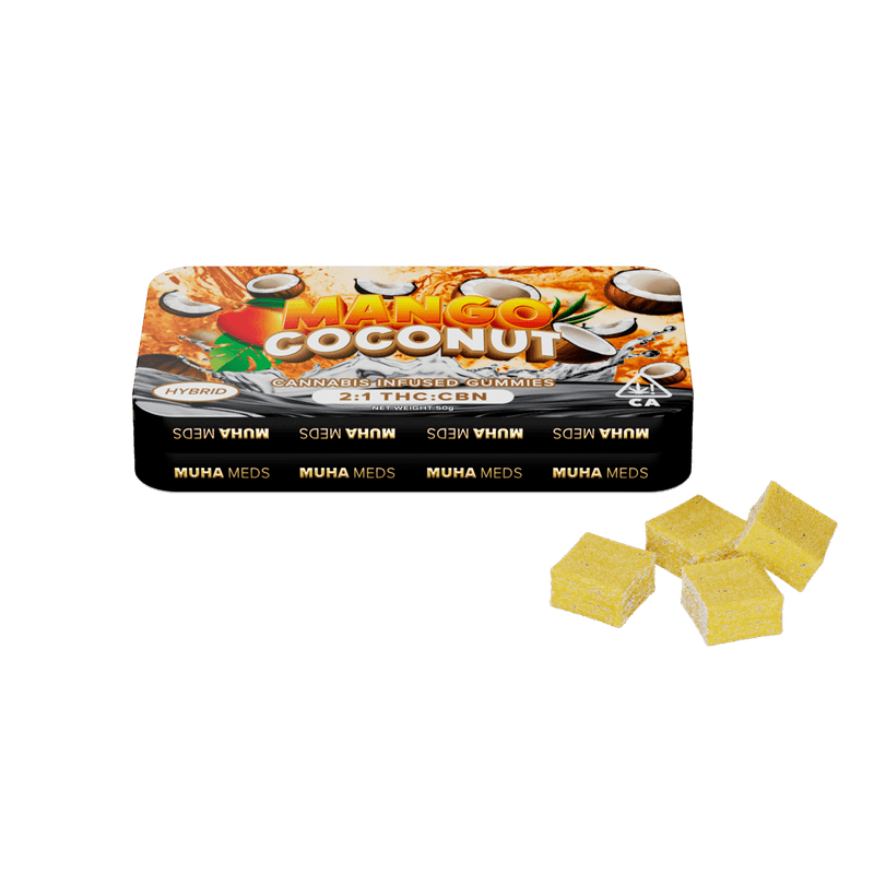 MANGO COCONUT INFUSED GUMMIES