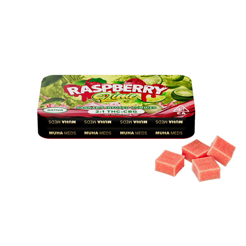 RASPBERRY LIME INFUSED GUMMIES