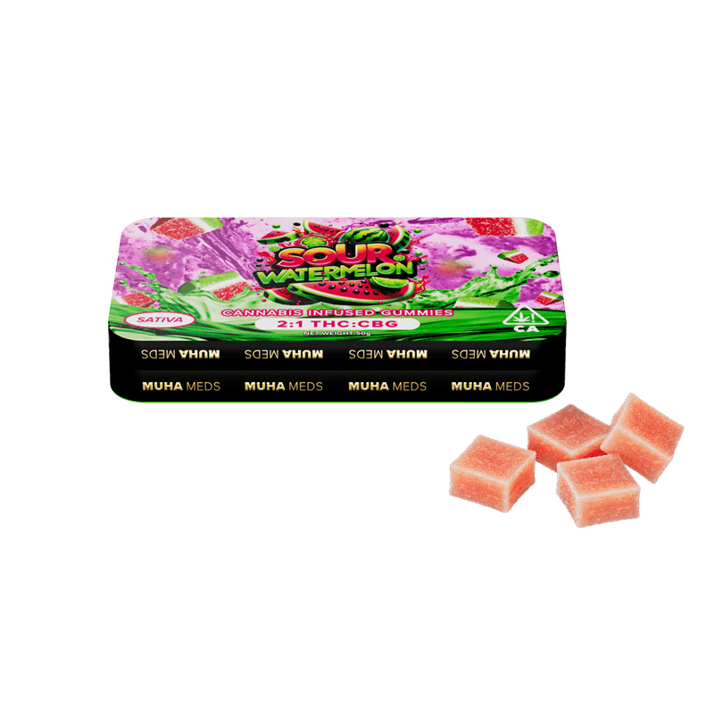 SOUR WATERMELON INFUSED GUMMIES