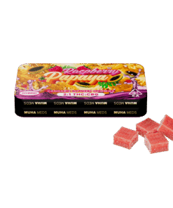 RASPBERRY PAPAYA INFUSED GUMMIES