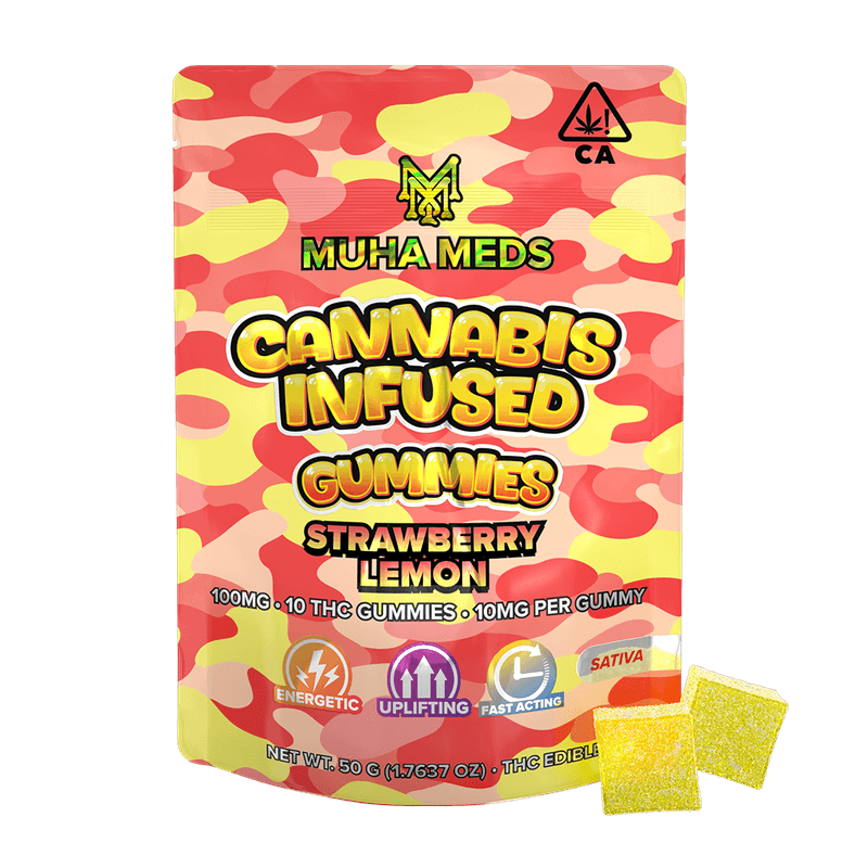 STRAWBERRY LEMON SATIVA INFUSED GUMMIES