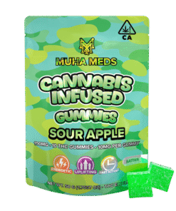 SOUR APPLE INFUSED GUMMIES