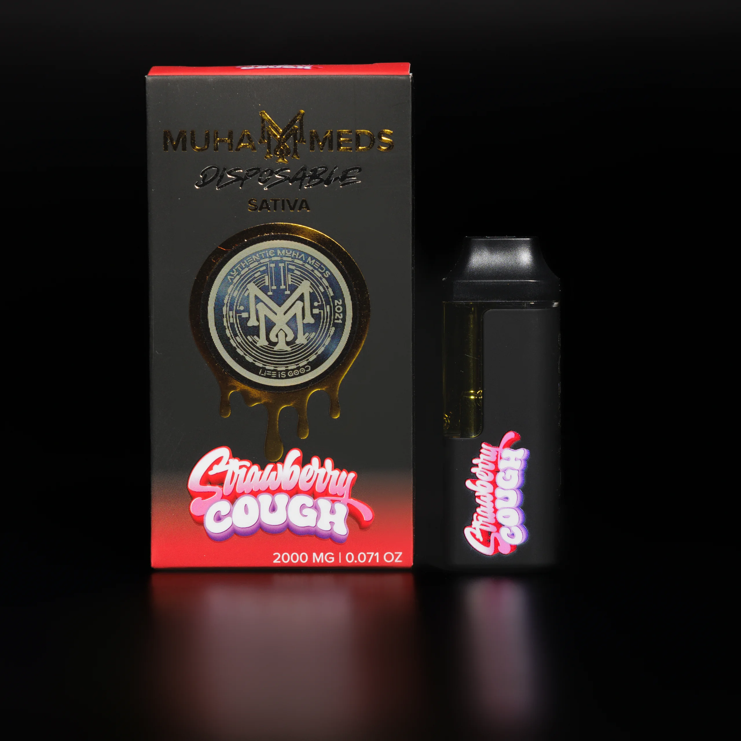 STRAWBERRY COUGH | SATIVA 2000MG THC