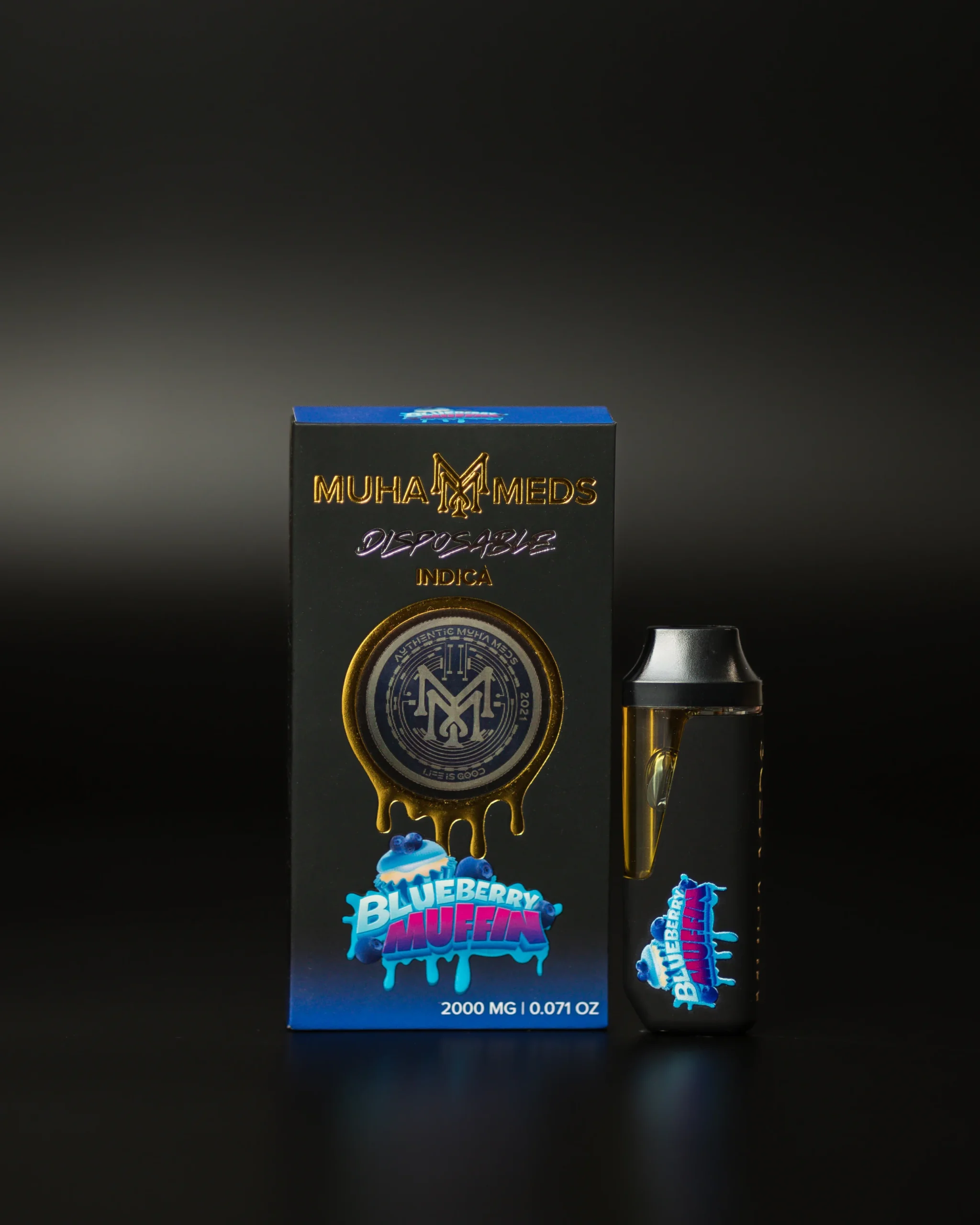 BLUEBERRY MUFFIN | INDICA 2000MG THC