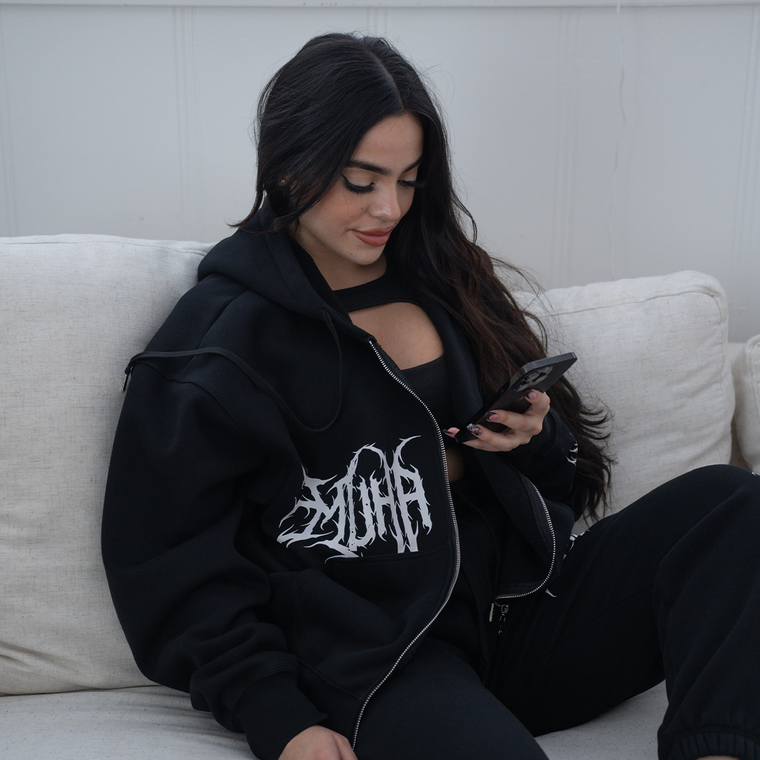 MUHA MEDS MM GRUNGE ZIP-UP - Image 4